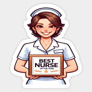 Pride of Nursing: Best Nurse of the Year Sticker